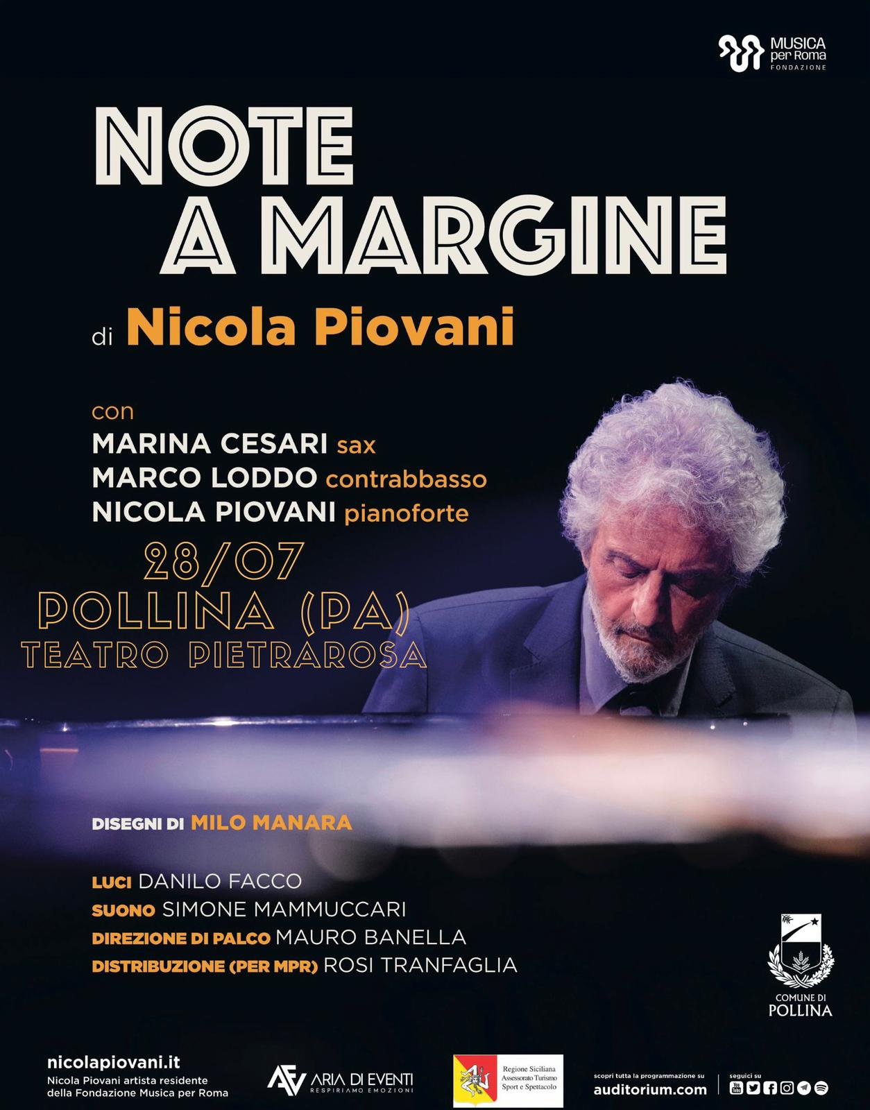 Il Luglio Serata Da Oscar Al Teatro Pietra Rosa Di Pollina Con Il Maestro Nicola Piovani